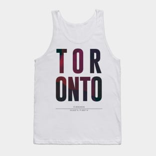 Toronto city typography Tank Top